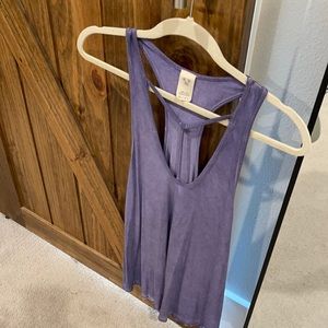 “We The Free” purple racer back tank